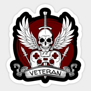 veteran - gamer Sticker